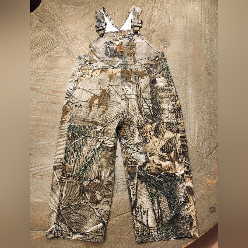 Carhartt Camo Toddler Overalls